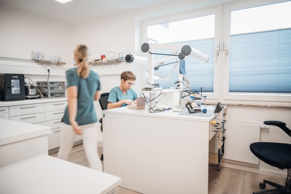 Einblick in unser Praxislabor
