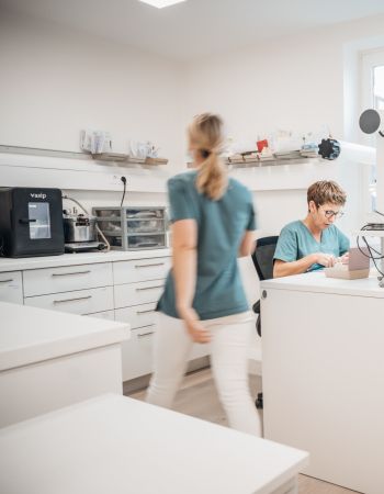 Einblick in unser Praxislabor